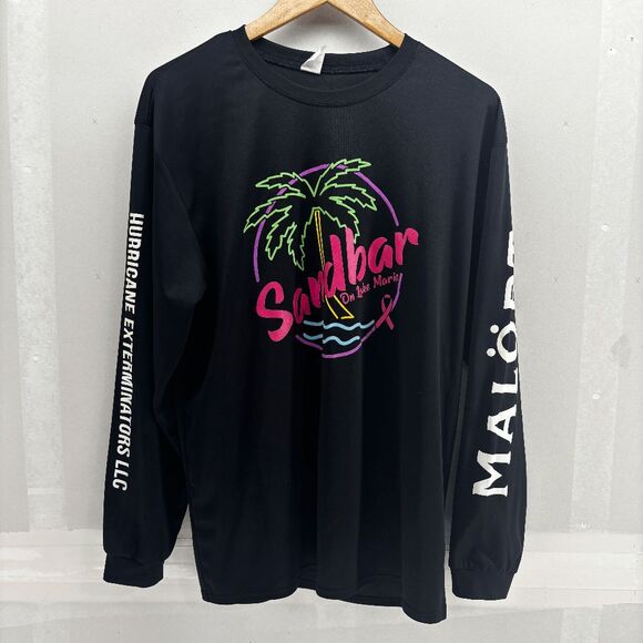 Marlort Goose Island Chicago Classics Lake Marie Sandbar Shirt Mens Large EUC - Picture 6 of 7